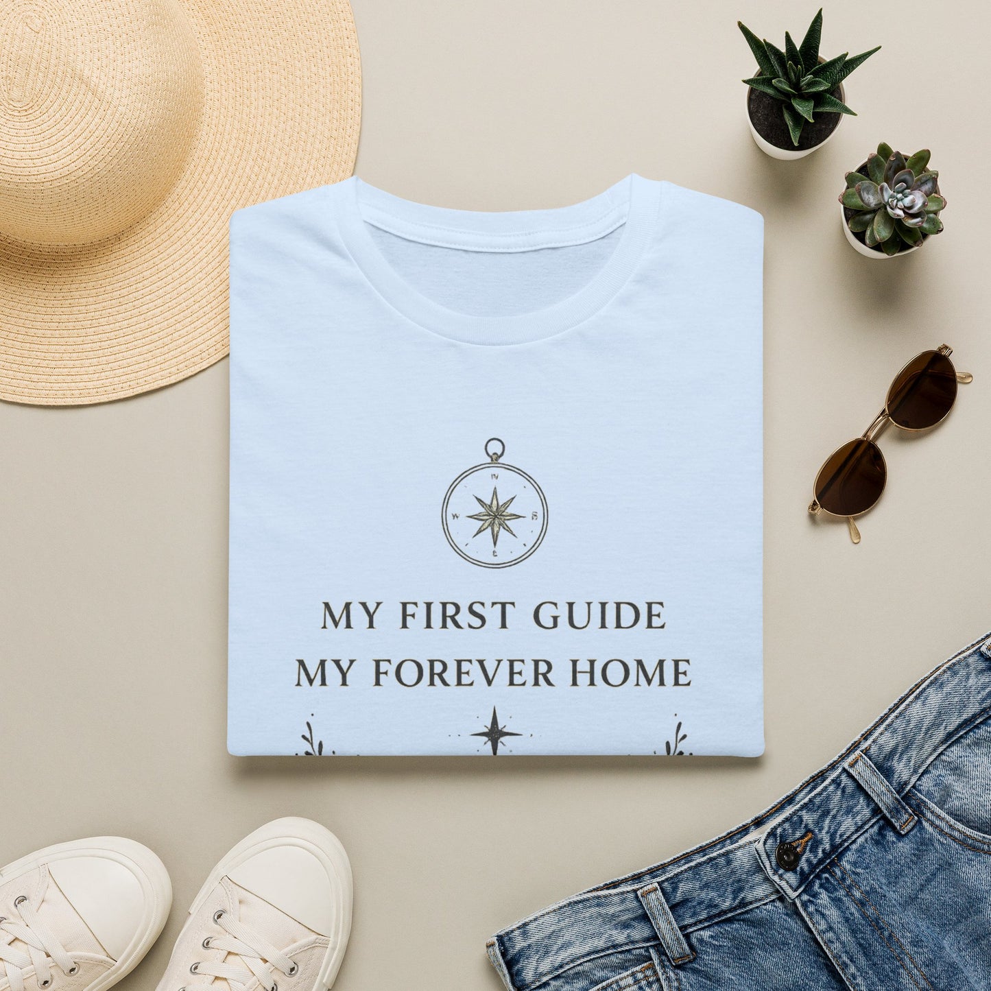 Cronotierra "My First Guide, My Forever Home" T-Shirt — Mother's Day Gift Tee