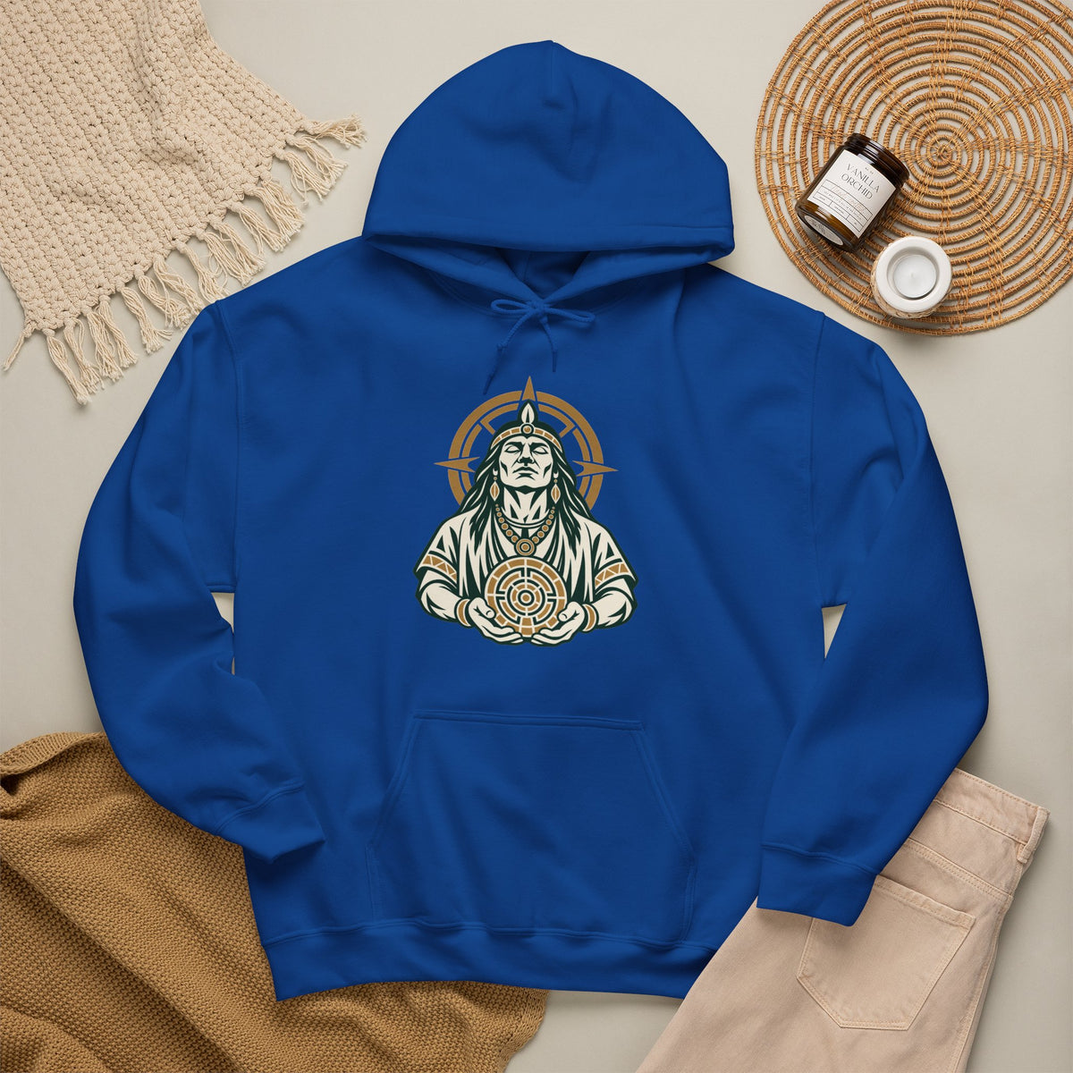 Sudadera con capucha gráfica Cronotierra Origin — Diseño inspirado en el legado