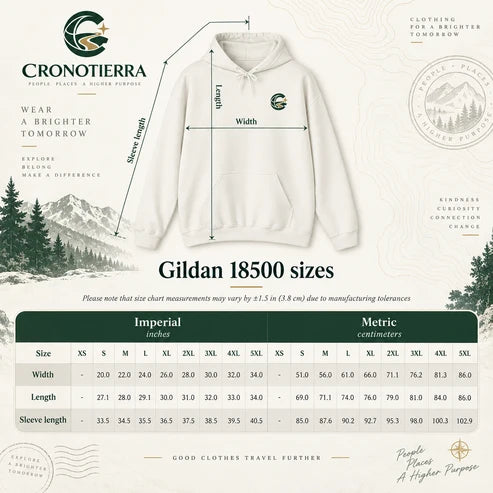 Jaguar Compass Hoodie – Cronotierra Adventure Graphic Sweatshirt
