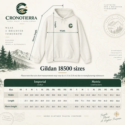 Jaguar Compass Hoodie – Cronotierra Adventure Graphic Sweatshirt
