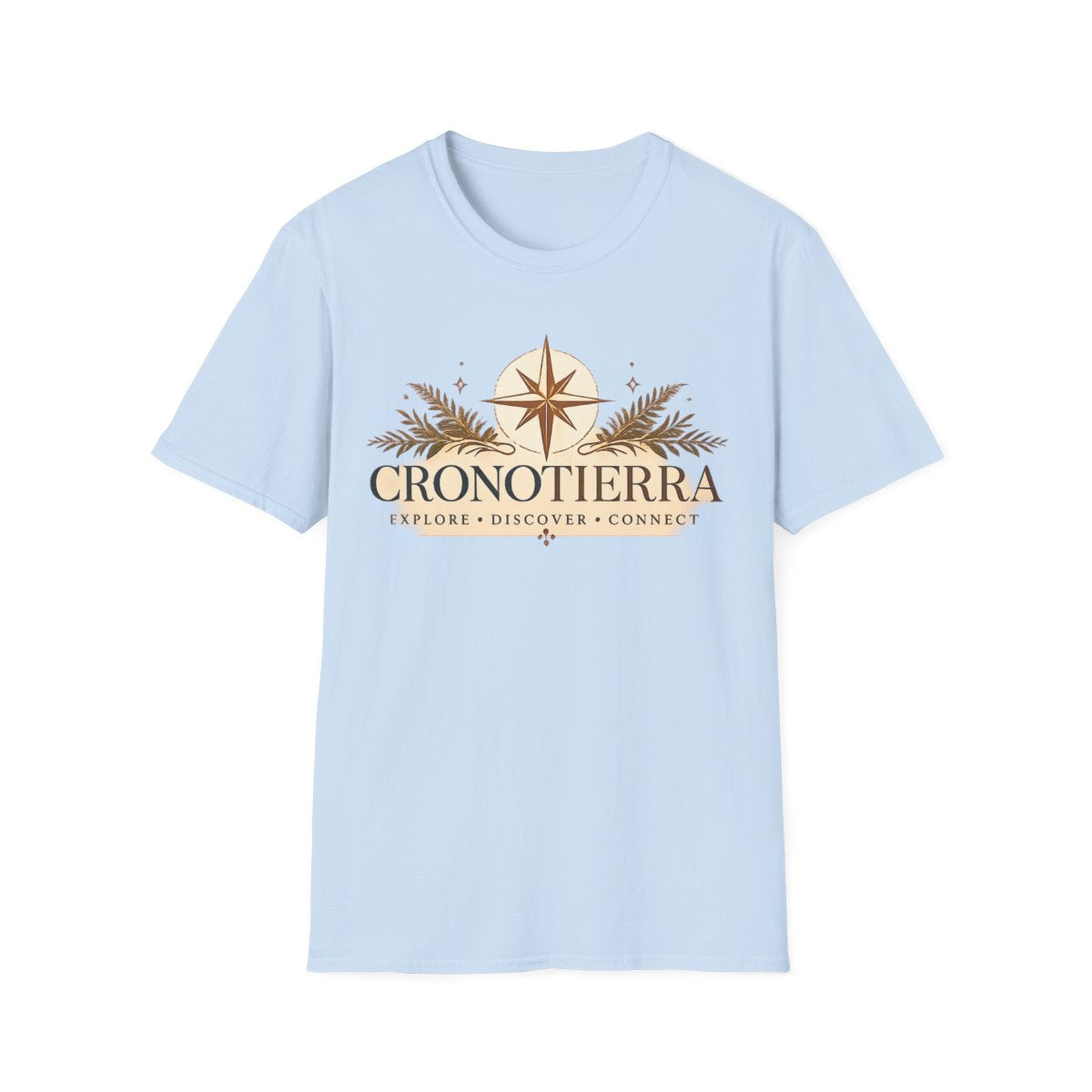 Cronotierra Compass T-Shirt — Explore • Discover • Connect