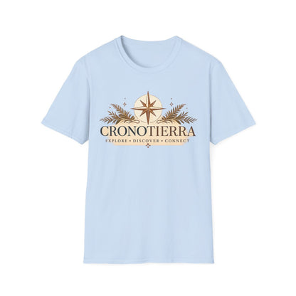 Cronotierra Compass T-Shirt — Explore • Discover • Connect