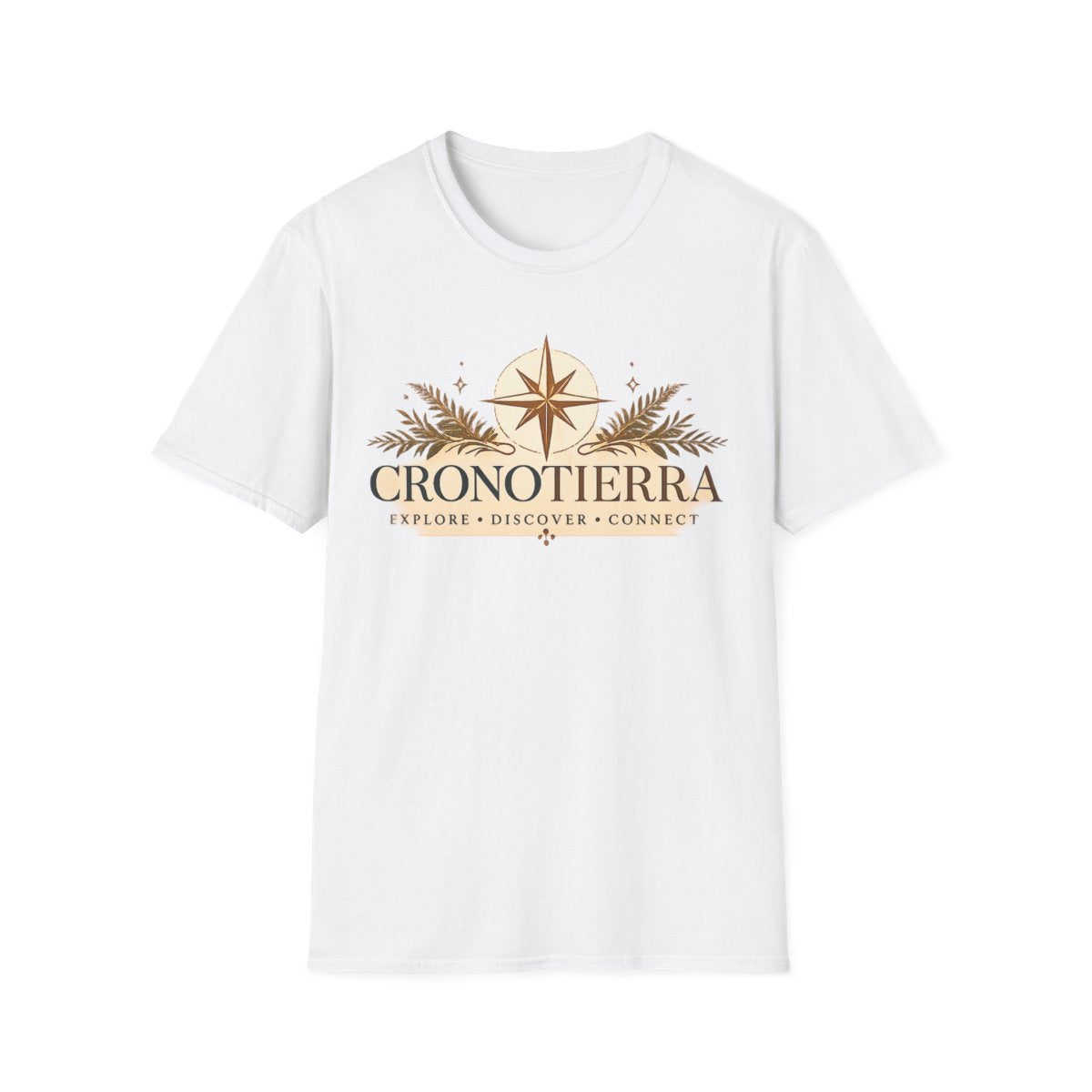 Cronotierra Compass T-Shirt — Explore • Discover • Connect