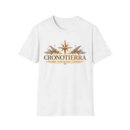 Cronotierra Compass T-Shirt — Explore • Discover • Connect