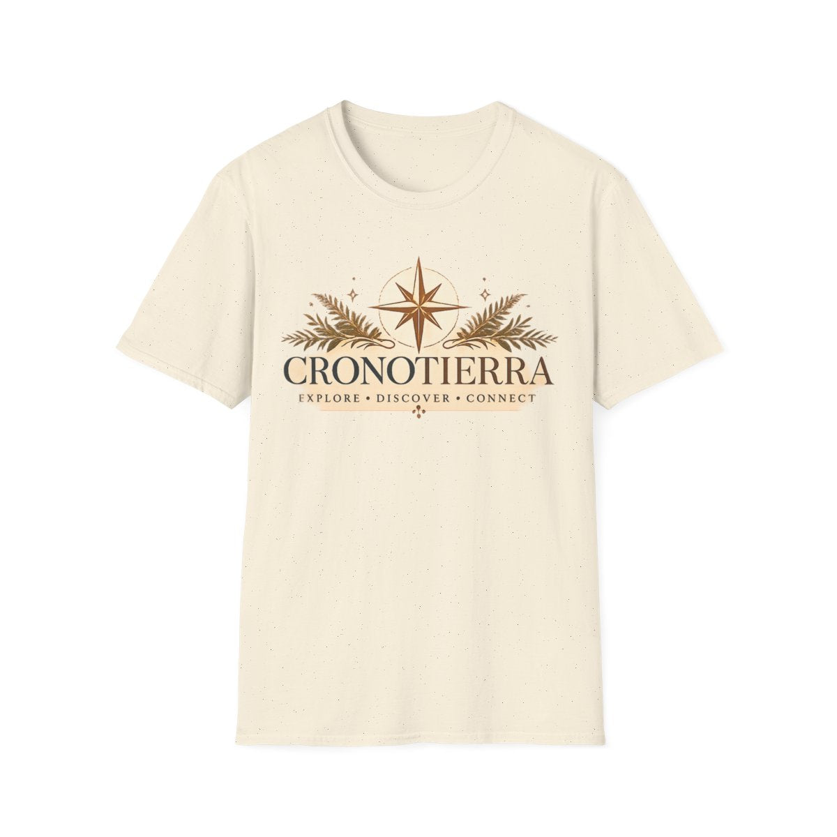 Cronotierra Compass T-Shirt — Explore • Discover • Connect