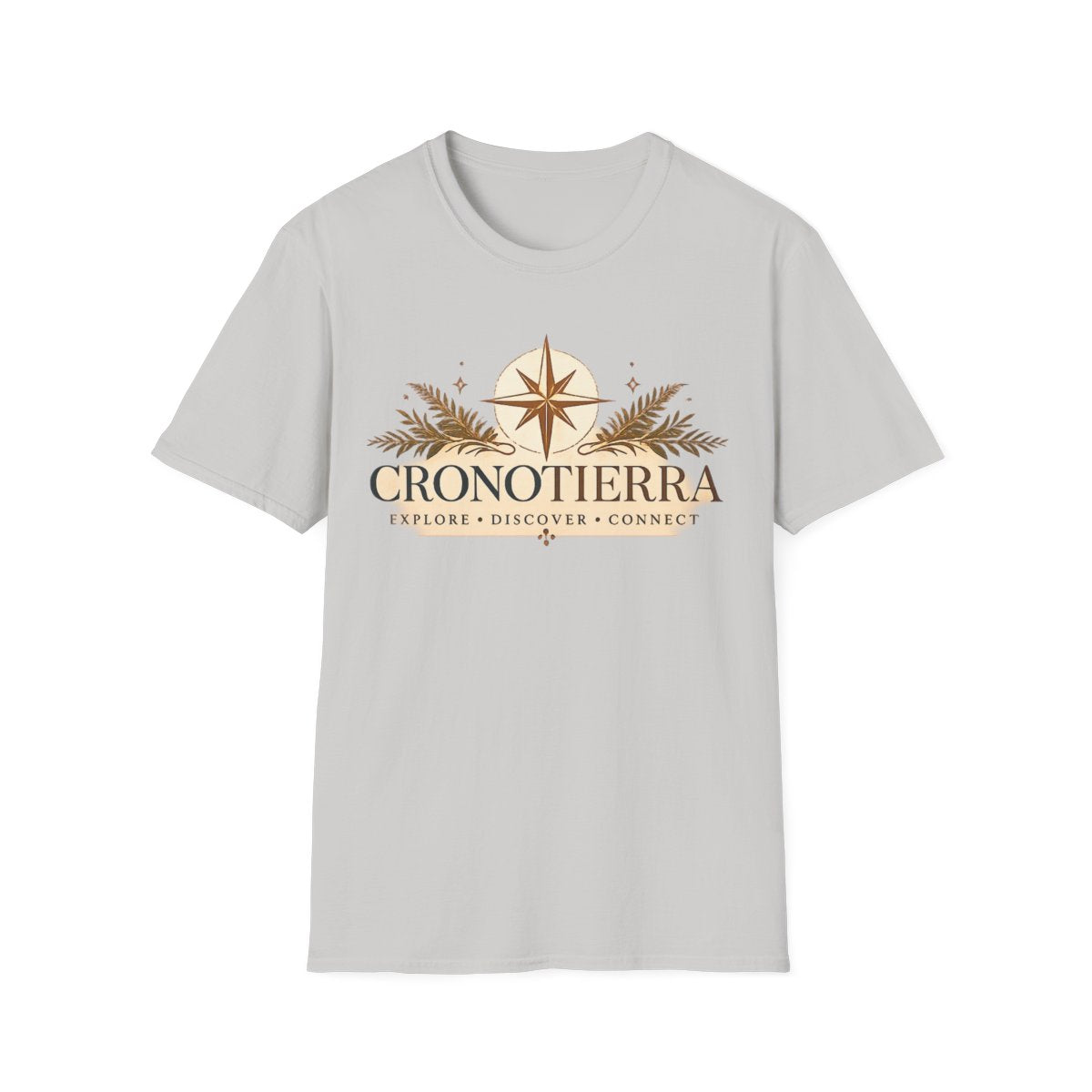 Cronotierra Compass T-Shirt — Explore • Discover • Connect