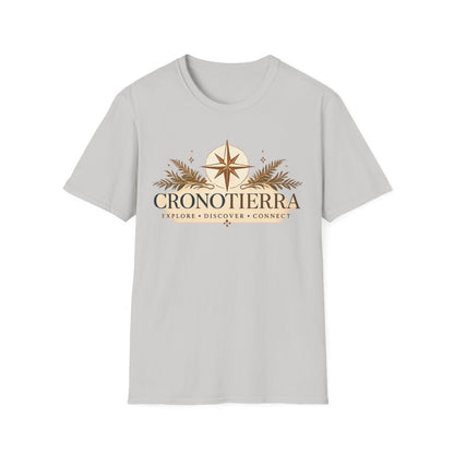 Cronotierra Compass T-Shirt — Explore • Discover • Connect