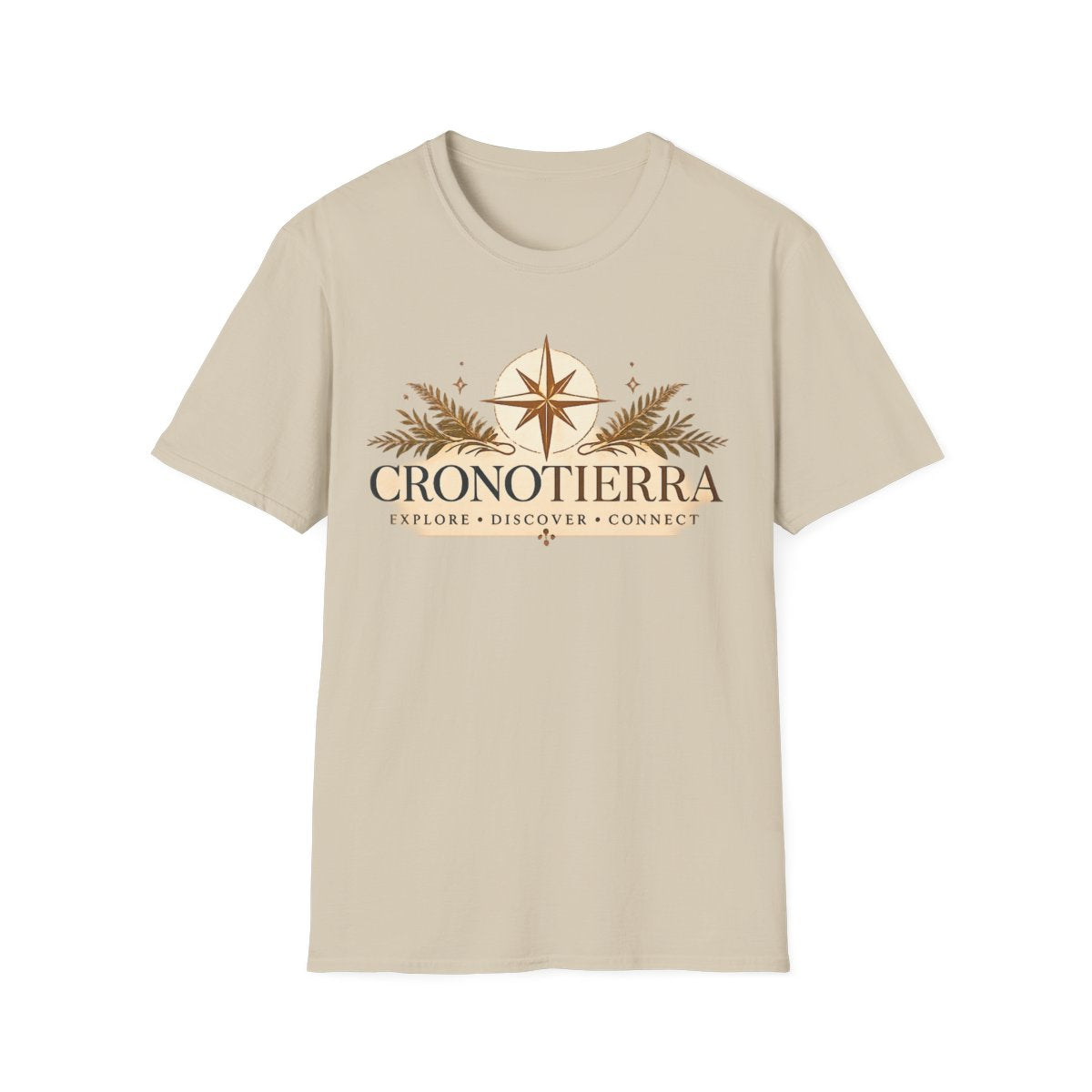 Cronotierra Compass T-Shirt — Explore • Discover • Connect