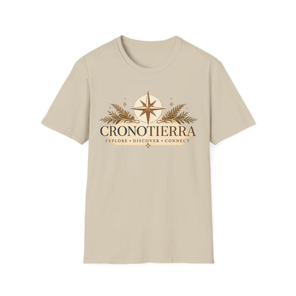 Cronotierra Compass T-Shirt — Explore • Discover • Connect