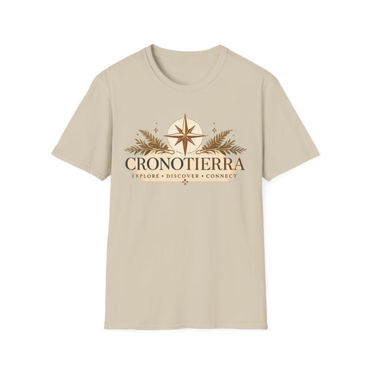 Cronotierra Compass T-Shirt — Explore • Discover • Connect