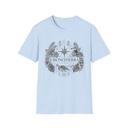 Camiseta Gráfica Cronotierra Compass — Explora, Descubre y Conecta