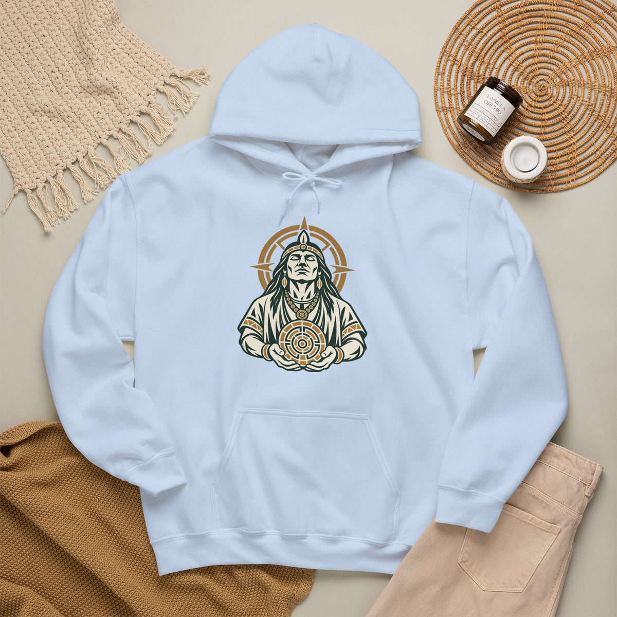 Sudadera con capucha gráfica Cronotierra Origin — Diseño inspirado en el legado