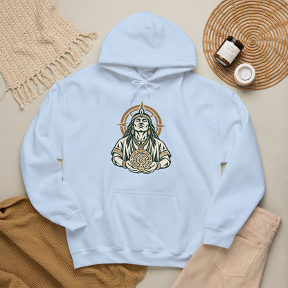 Sudadera con capucha gráfica Cronotierra Origin — Diseño inspirado en el legado